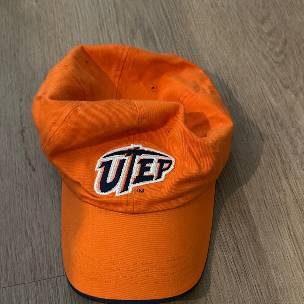 UTEP Orange Embroidered Baseball Cap